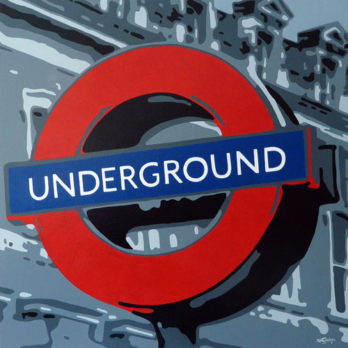 London underground artwork