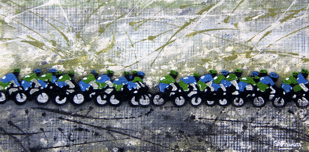 cycling Painting