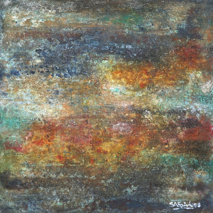 textured abstract Painting