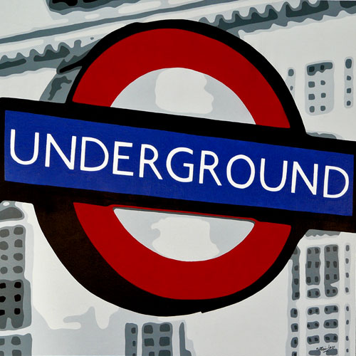 London Underground Painting