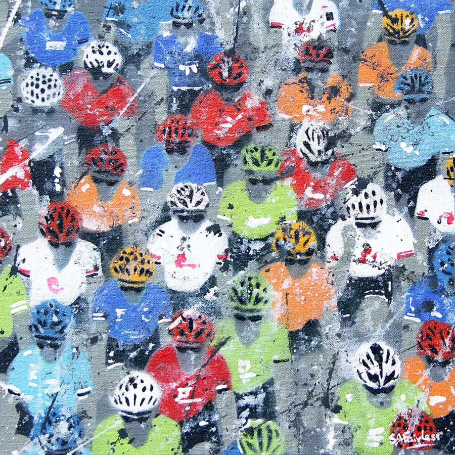 cycling Painting
