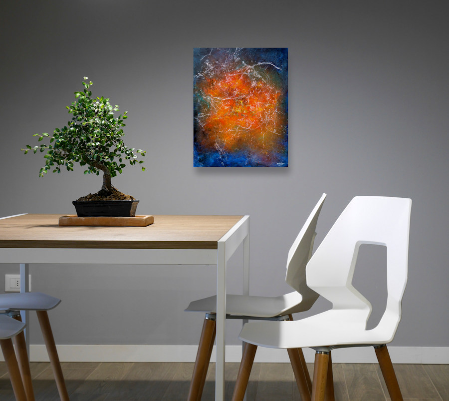 abstract Floral painting