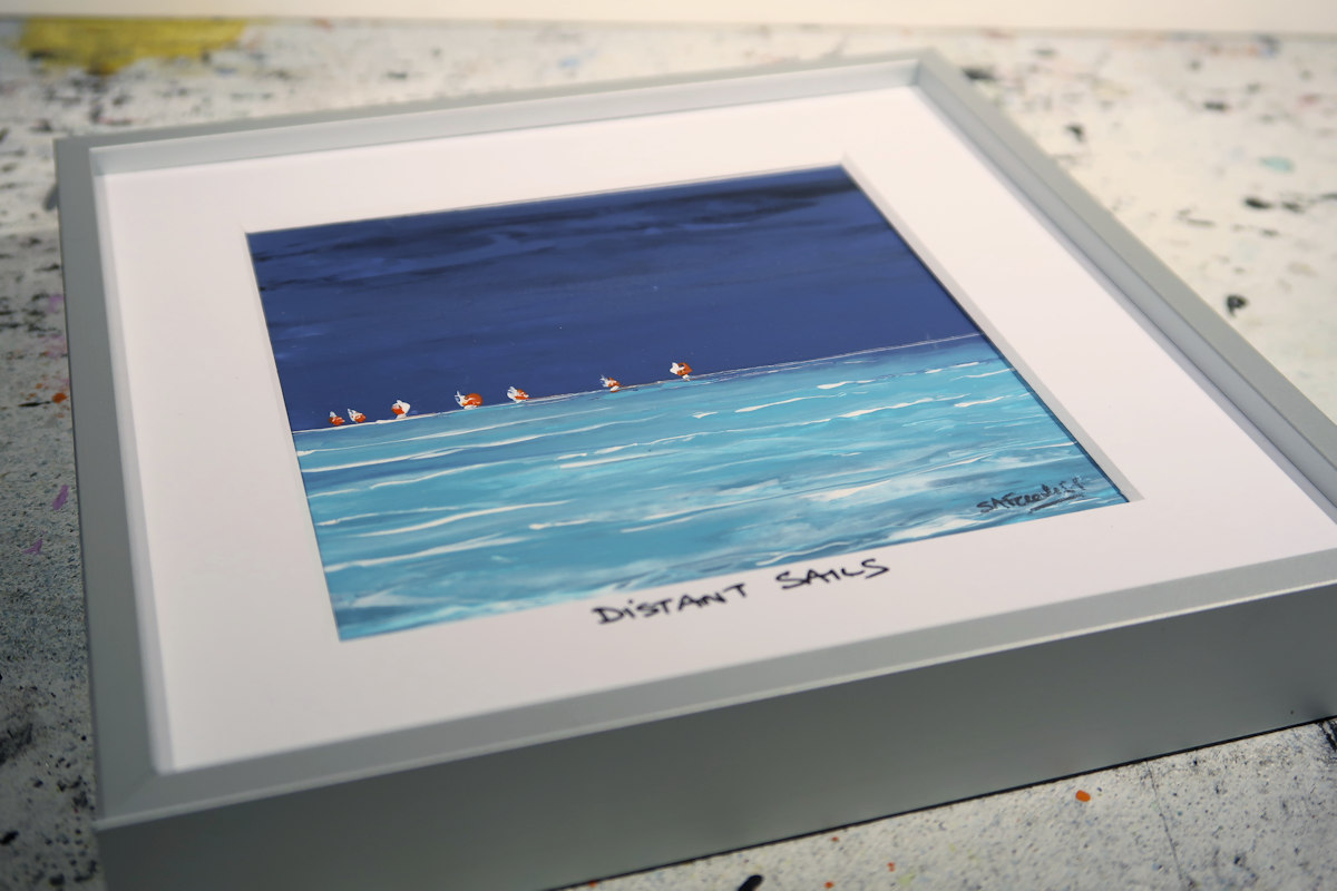small  seascape painting