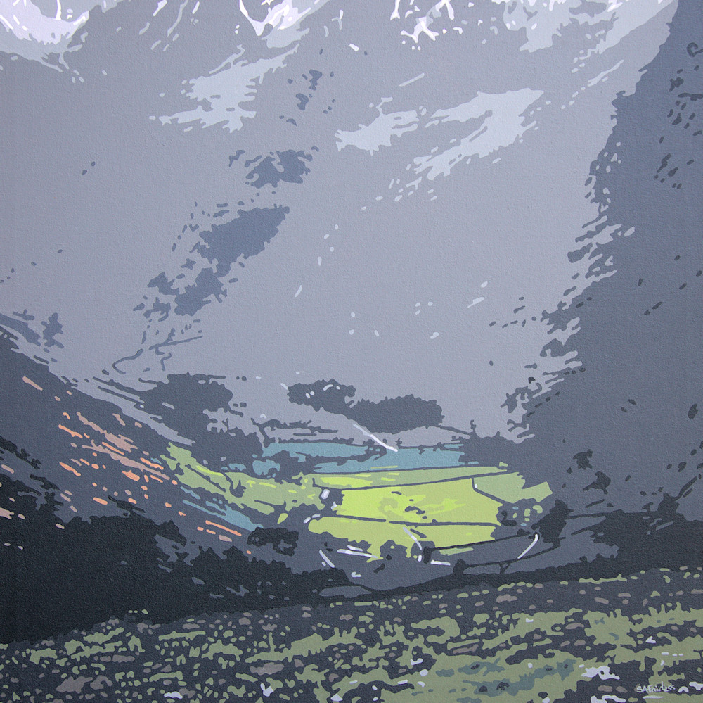 Lake District landscape painting