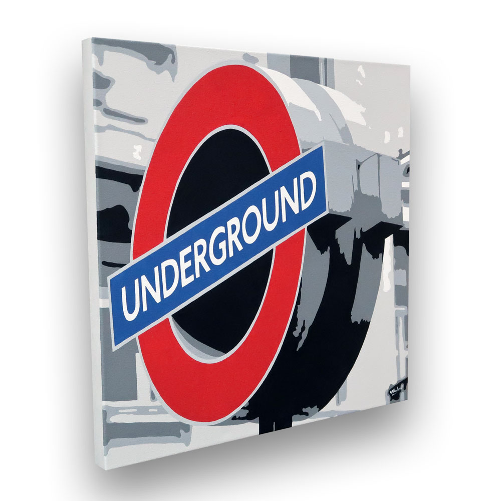 London Underground painting