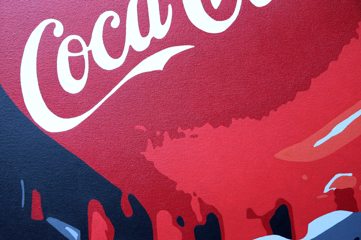 Brand pop art coke painting