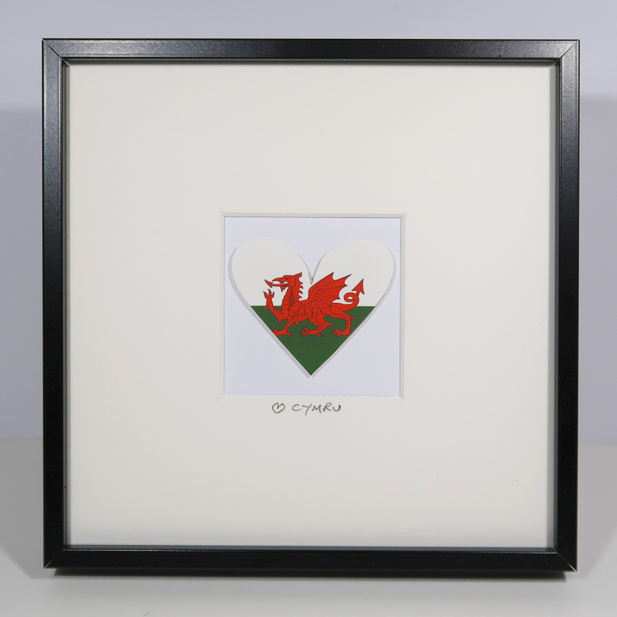 Cymru flag print