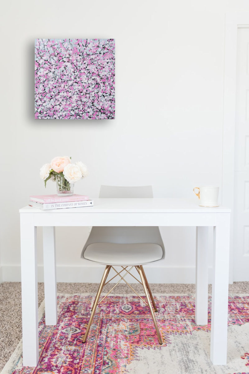 floral art painting